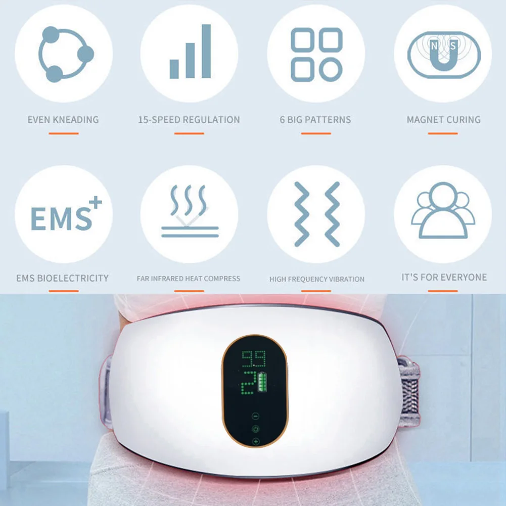 Electric Slimming Belt Abdominal Belly Slimming Massager Fat Burning Beauty Health Machine Body Shaping Massager for Home Use
Electric Slimming Belt Abdominal Belly Slimming Massager Fat Burning Beauty Health Machine Body Shaping Massager for Home Use