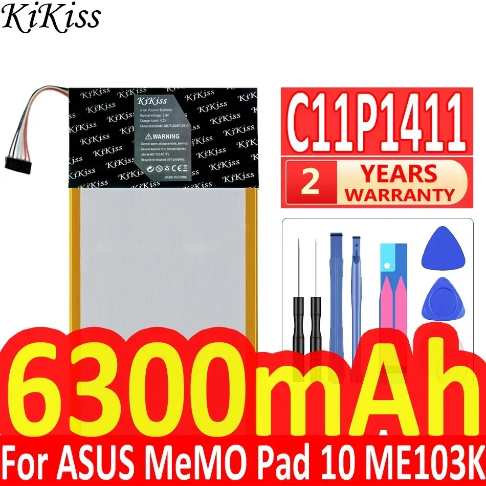6300mAh Tablet Battery for ASUS MeMO Pad 10 ME103K K01E ME0310K ME103, Long-lasting and Reliable
6300mAh Tablet Battery for ASUS MeMO Pad 10 ME103K K01E ME0310K ME103, Long-lasting and Reliable
