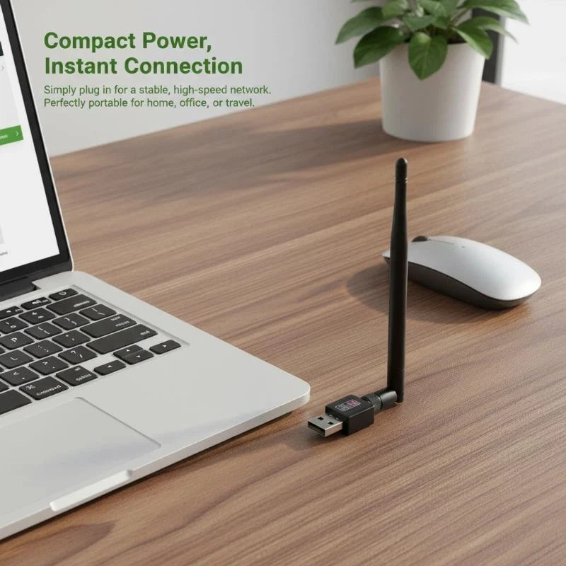 1 Set Wi-fi Receiver Transmitter Dongle 2DB/5DB 150Mbps Wireless Network Card USB 2.0 802.11 B/g/n LAN Wifi Antenna Adapter
1 Set Wi-fi Receiver Transmitter Dongle 2DB/5DB 150Mbps Wireless Network Card USB 2.0 802.11 B/g/n LAN Wifi Antenna Adapter