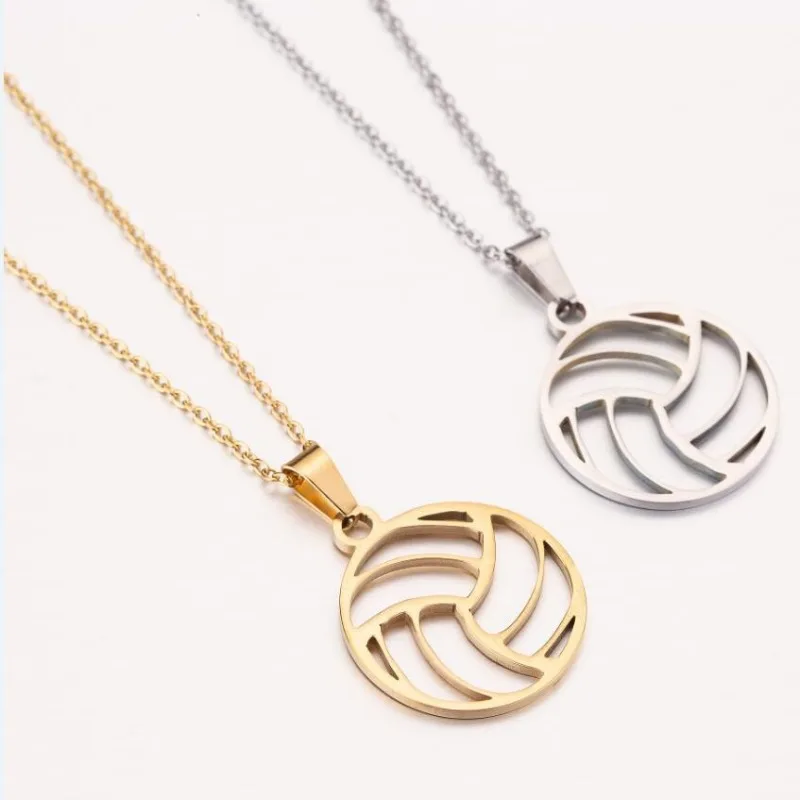 2025 New Trendy Silver Color Volleyball Necklace Charm Women Link Chain Round Pendants Necklaces Men Jewelry Sports Jewelry
2025 New Trendy Silver Color Volleyball Necklace Charm Women Link Chain Round Pendants Necklaces Men Jewelry Sports Jewelry