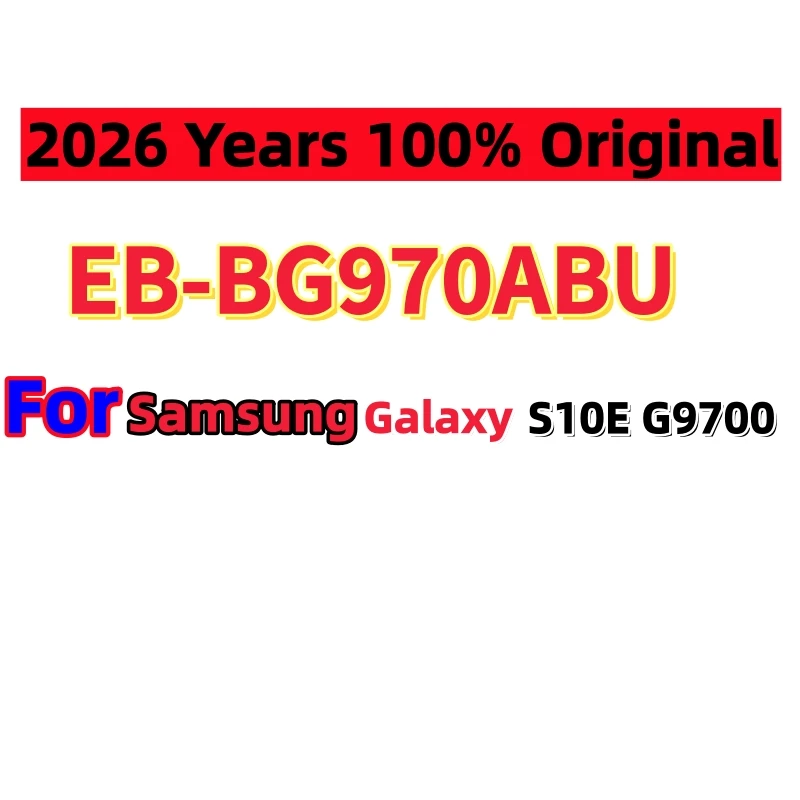100%Original High quality EB-BG970ABU 3100mAh Battery For Samsung GALAXY S10E G9700 Repair Part Capacity Phone Bateria+Tools
100%Original High quality EB-BG970ABU 3100mAh Battery For Samsung GALAXY S10E G9700 Repair Part Capacity Phone Bateria+Tools