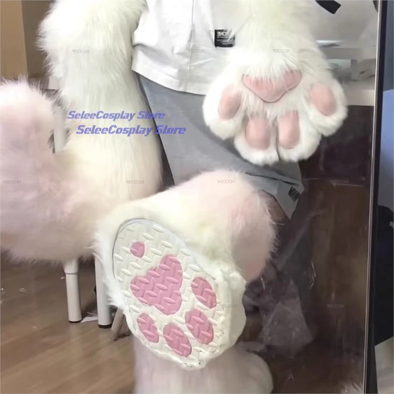 Kig Prop Fursuit Cosplay Paw Shoes Accessories Furry Cosplay Boots Cat Boots Cute Fluffy Halloween Party Cos Wearable Unisex
Kig Prop Fursuit Cosplay Paw Shoes Accessories Furry Cosplay Boots Cat Boots Cute Fluffy Halloween Party Cos Wearable Unisex