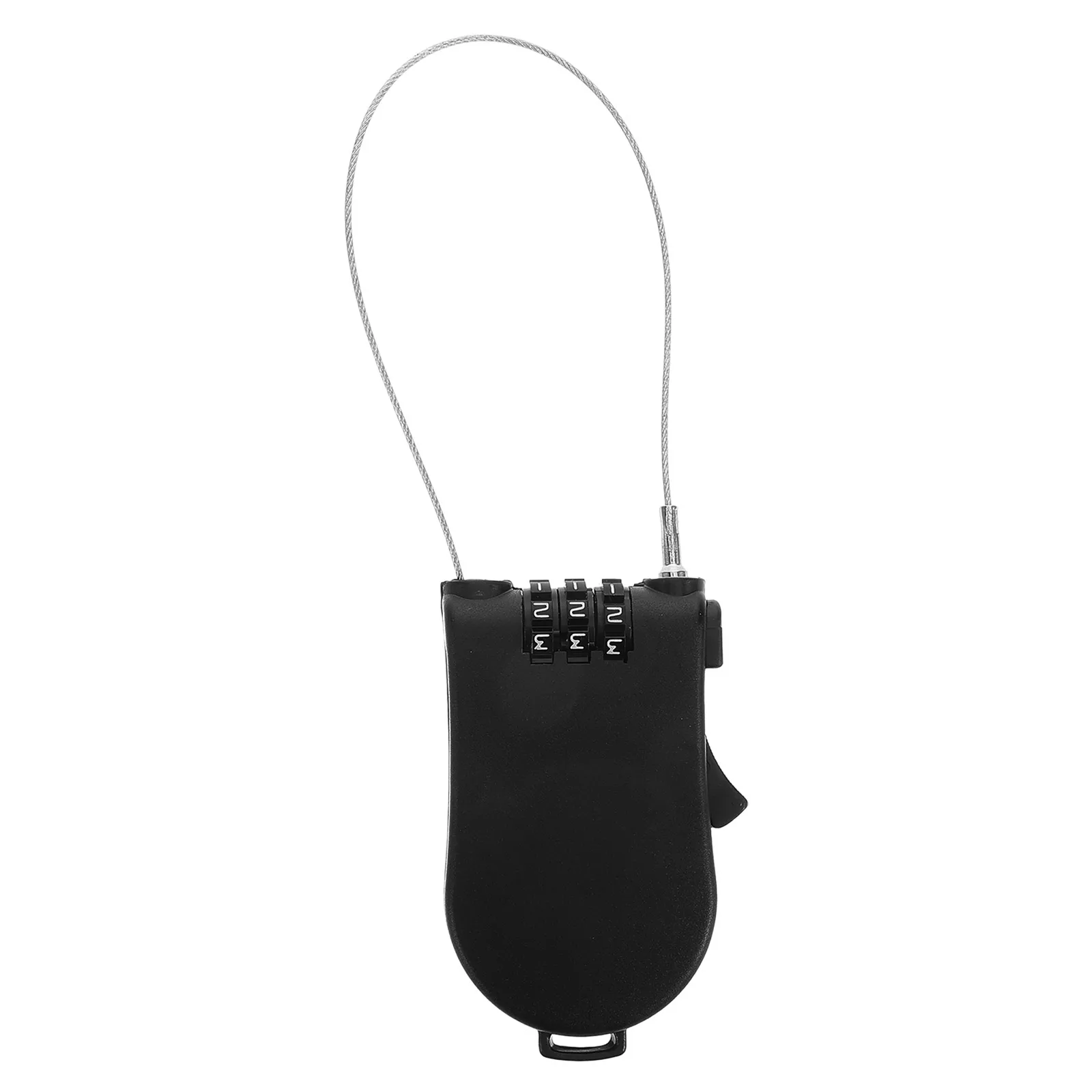 3Digit Password Lock Retractable Cable BikeHelmet Security Compact Mini Steel Wire Padlock Combination for Travel Stroller
3Digit Password Lock Retractable Cable BikeHelmet Security Compact Mini Steel Wire Padlock Combination for Travel Stroller