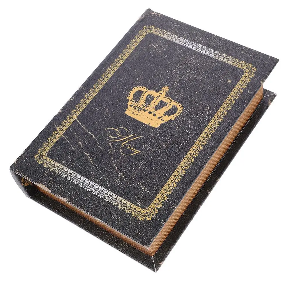 Retro Wooden Simulation Book Storage Box Small Size Crown Model Home Decor Gift Packaging Box Fake Bookshelf Prop
Retro Wooden Simulation Book Storage Box Small Size Crown Model Home Decor Gift Packaging Box Fake Bookshelf Prop