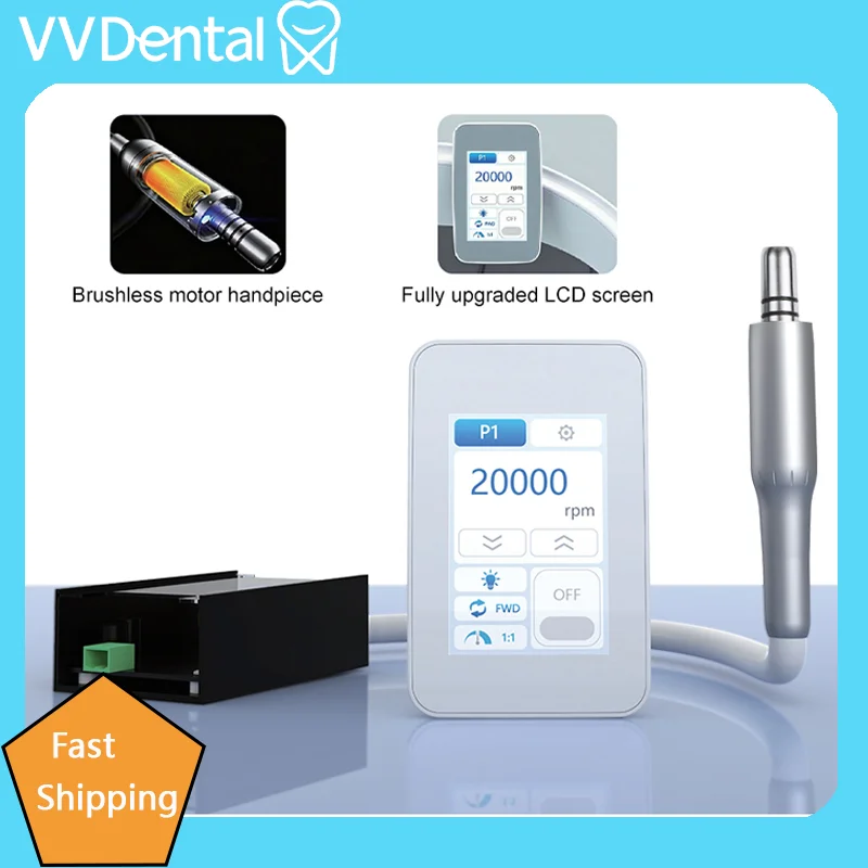 Professional Dental Brushless Micromotor Built-in Electric Micro Motor 5000-40000rpm Dental Chair - Dental Polishing Equipment
Professional Dental Brushless Micromotor Built-in Electric Micro Motor 5000-40000rpm Dental Chair - Dental Polishing Equipment
