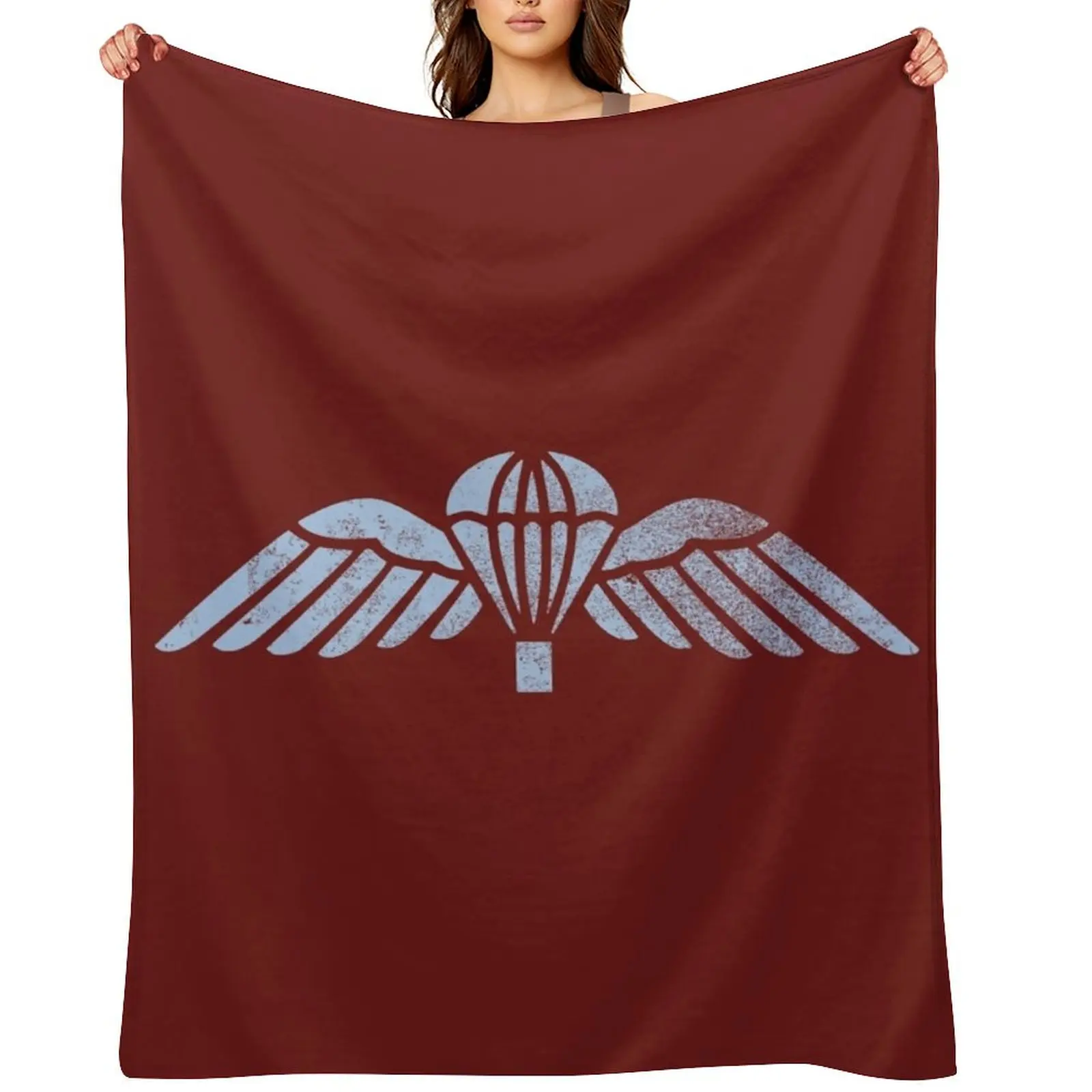 British Paratrooper Wings (distressed) Throw Blanket Comforter Thermals For Travel Flannels Decorative Sofas Blankets 
British Paratrooper Wings (distressed) Throw Blanket Comforter Thermals For Travel Flannels Decorative Sofas Blankets