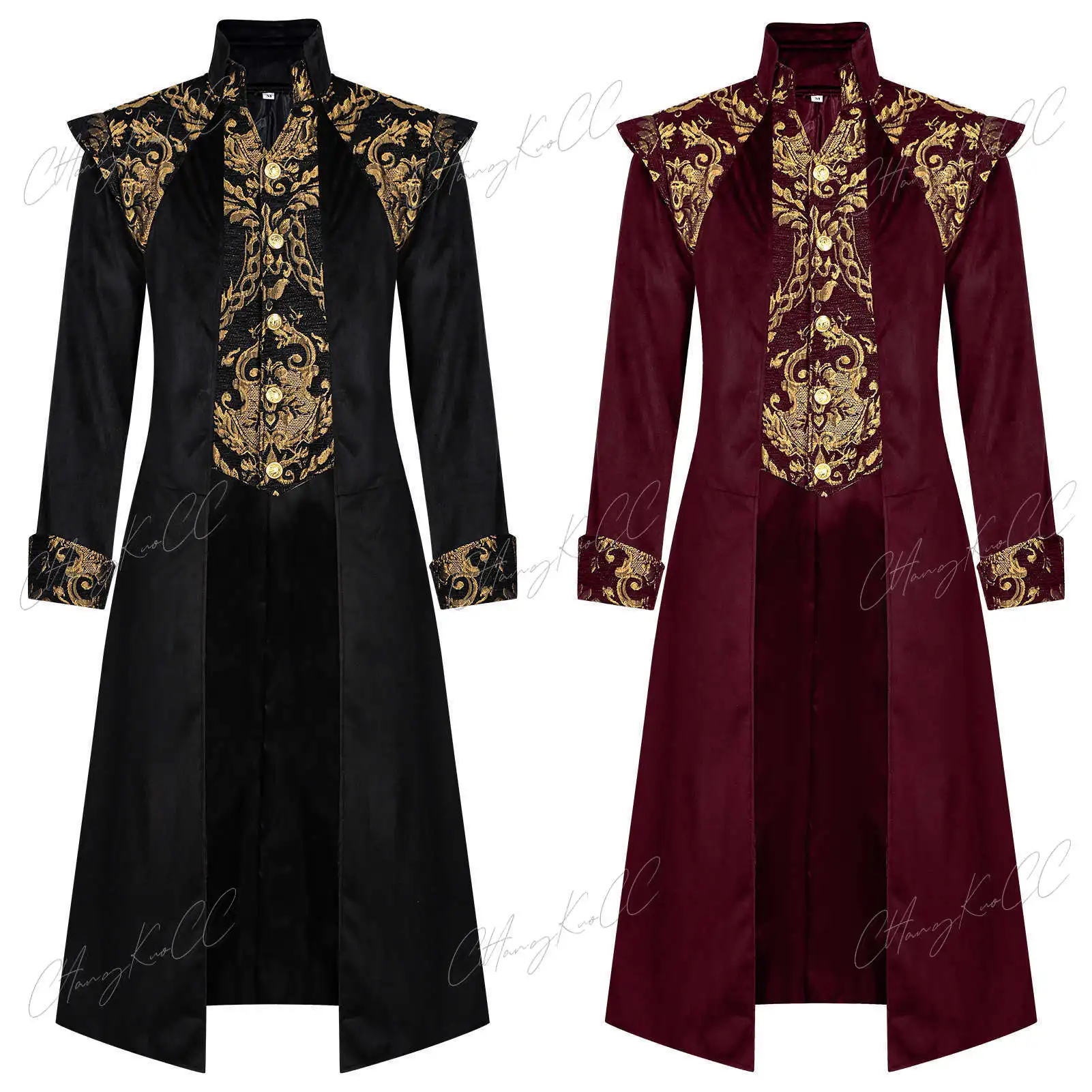 Medieval Renaissance Men Long Coat Trench Cosplay Costume Middle Ages Retro Court Nobles Clothes Halloween Jacket S-2XL
Medieval Renaissance Men Long Coat Trench Cosplay Costume Middle Ages Retro Court Nobles Clothes Halloween Jacket S-2XL