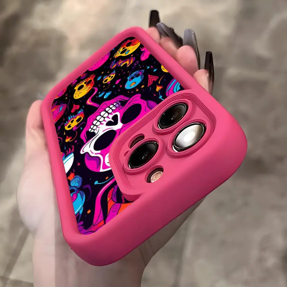 Anime Pink Skull Phone Case for iPhone 17 16 15 14 13 12 11 Air Pro Max Plus Red Soft TPU Shockproof Cover
Anime Pink Skull Phone Case for iPhone 17 16 15 14 13 12 11 Air Pro Max Plus Red Soft TPU Shockproof Cover