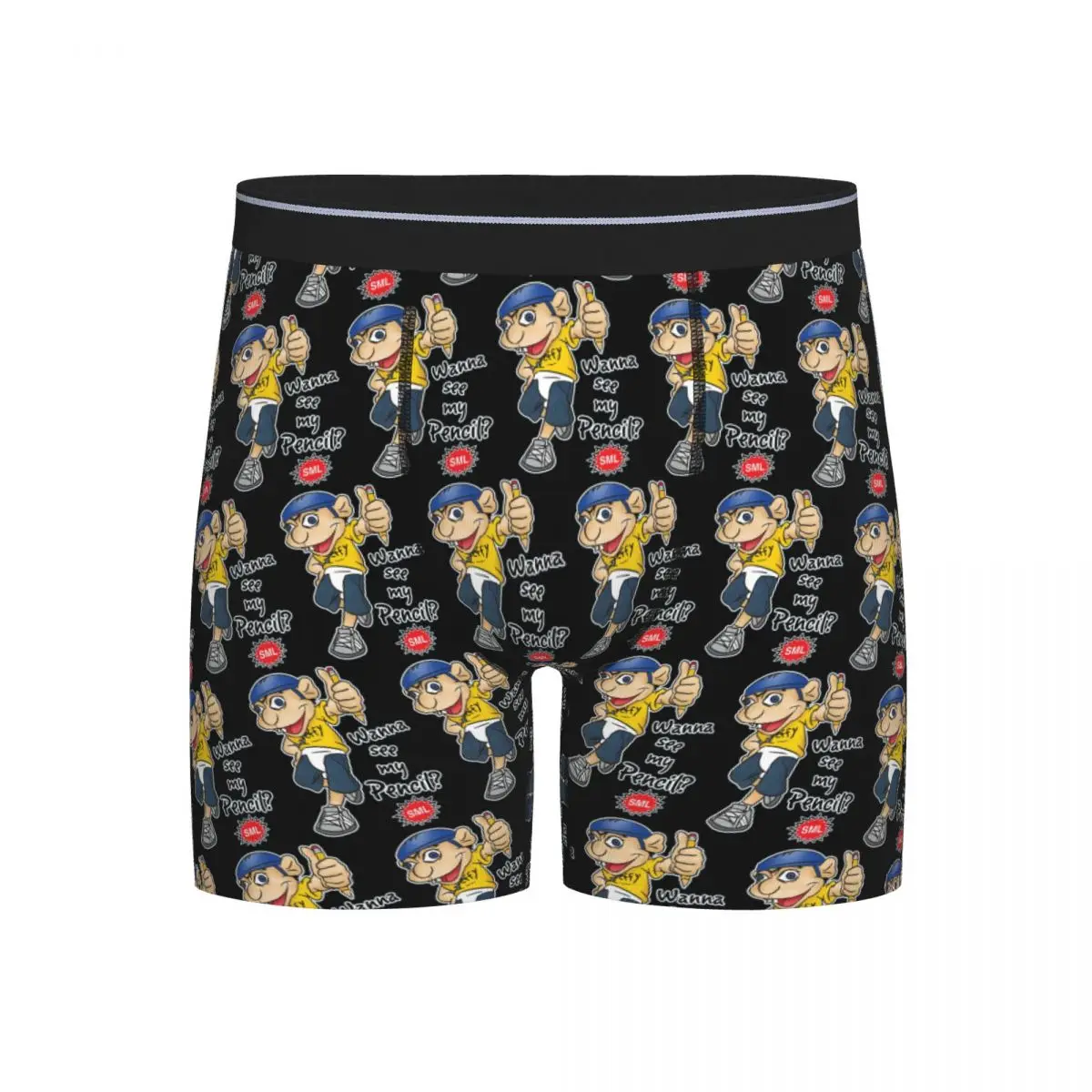 Long Boxer Underpants Shorts Jeffy Wanna See My Pencil Funny SML Character Panties Male Soft Underwear for Homme Man Gifts
Long Boxer Underpants Shorts Jeffy Wanna See My Pencil Funny SML Character Panties Male Soft Underwear for Homme Man Gifts
