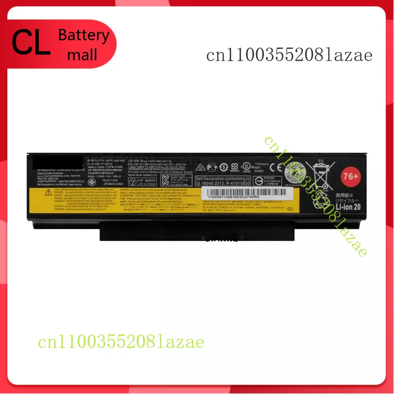 76+ аккумулятор для Lenovo ThinkPad E550 E555 E560 E565 45N1762 45N1763 3INR19/65-2
76+ аккумулятор для Lenovo ThinkPad E550 E555 E560 E565 45N1762 45N1763 3INR19/65-2