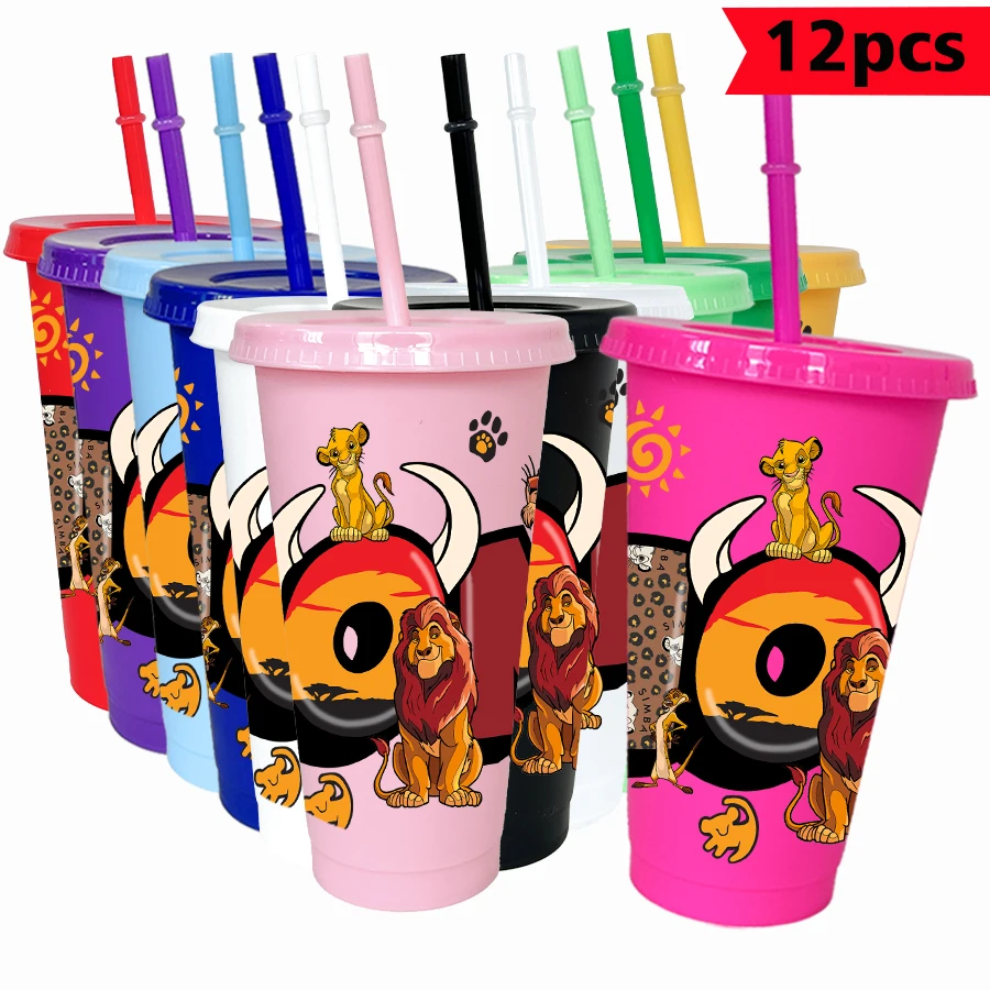 12Pcs/pack Disney Lion King Simba 26oz Colored Plastic Tumbler Birthday Party Drinking Utensils Juice Coffee Mug
12Pcs/pack Disney Lion King Simba 26oz Colored Plastic Tumbler Birthday Party Drinking Utensils Juice Coffee Mug