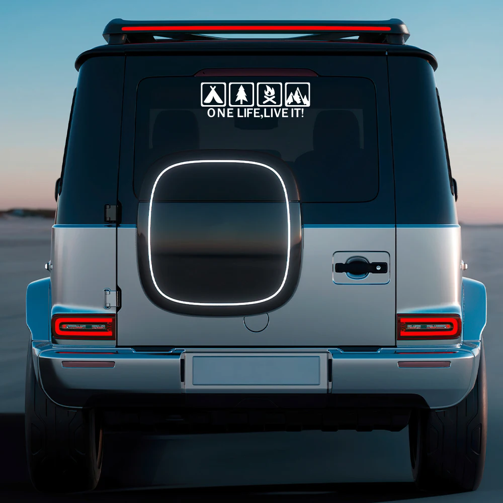 Car Sticker One Life Live It Camping Outdoor Quadruple Waterproof Decal DIY Car Body Door Window Auto Exterior Decor Accessories
Car Sticker One Life Live It Camping Outdoor Quadruple Waterproof Decal DIY Car Body Door Window Auto Exterior Decor Accessories