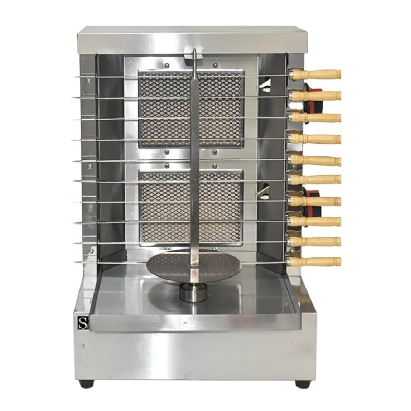 Commercial Automatic Rotary Gas Rotisserie Turkish Kebab New Condition Shawarma Rotisserie Grill
Commercial Automatic Rotary Gas Rotisserie Turkish Kebab New Condition Shawarma Rotisserie Grill
