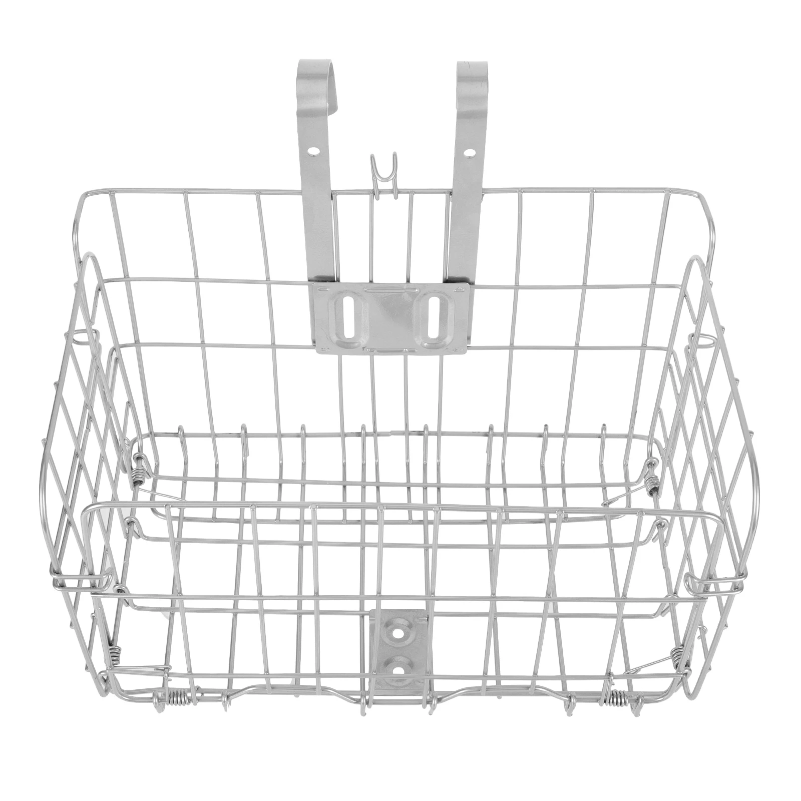 1pc Storage Bike Storage Container Foldable Side Container Silver Lightweight Durable Hanging Bike Accessory Rack Solution
1pc Storage Bike Storage Container Foldable Side Container Silver Lightweight Durable Hanging Bike Accessory Rack Solution