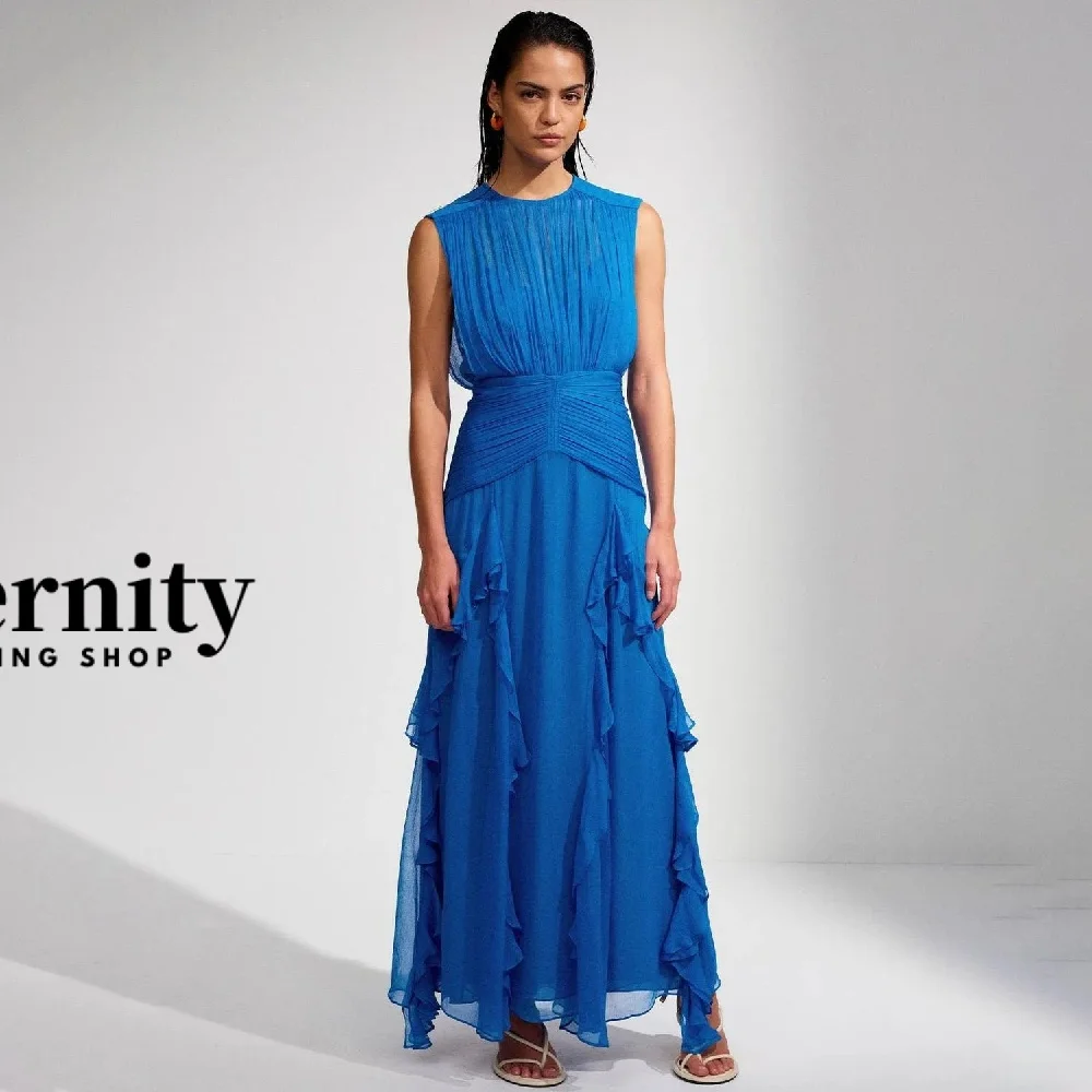 Customized Exquisite O-neck A-line Evening Dress Charming Ruched Sexy Blue Prom Dress Sleeveless Party Gown вечернее платье
Customized Exquisite O-neck A-line Evening Dress Charming Ruched Sexy Blue Prom Dress Sleeveless Party Gown вечернее платье