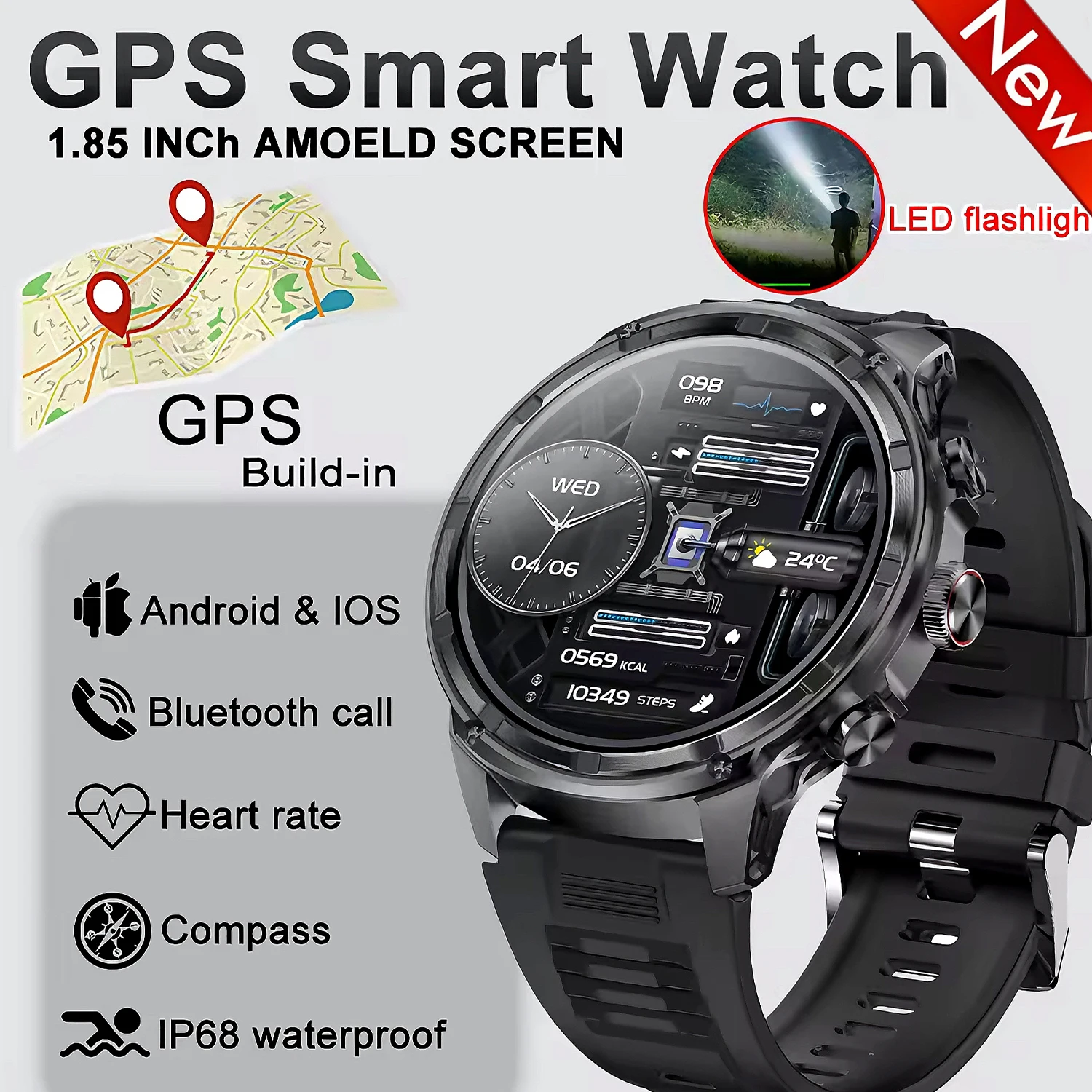 2025Новинка V99 1,85-дюймовые умные часы Ultra HD с NFC GPS-датчиком Bluetooth-вызов 710 мАч Большая батарея Спортивный фитнес IP68 умные часы
2025Новинка V99 1,85-дюймовые умные часы Ultra HD с NFC GPS-датчиком Bluetooth-вызов 710 мАч Большая батарея Спортивный фитнес IP68 умные часы