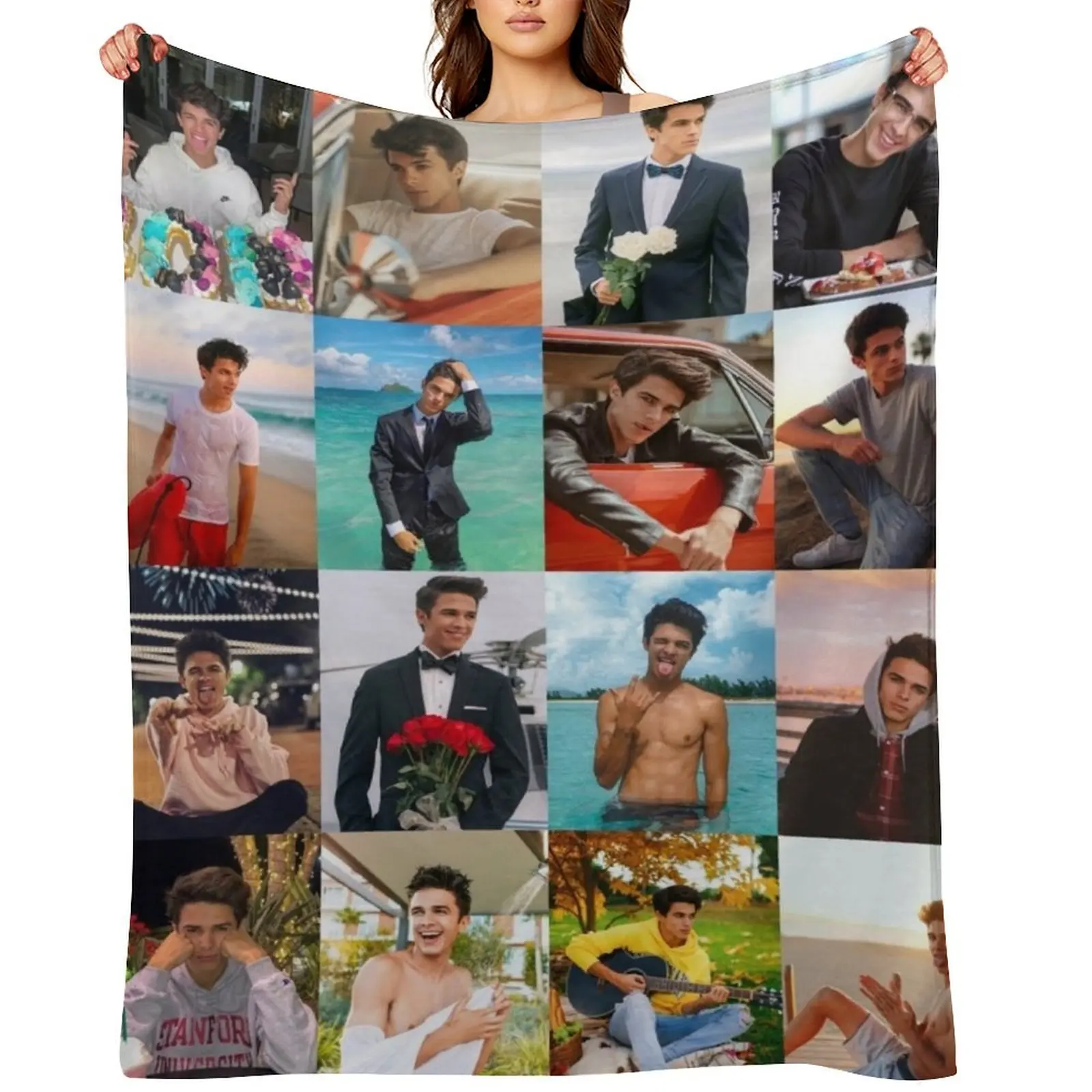 Brent Rivera Throw Blanket Single Moving Luxury Designer cosplay anime Blankets
Brent Rivera Throw Blanket Single Moving Luxury Designer cosplay anime Blankets