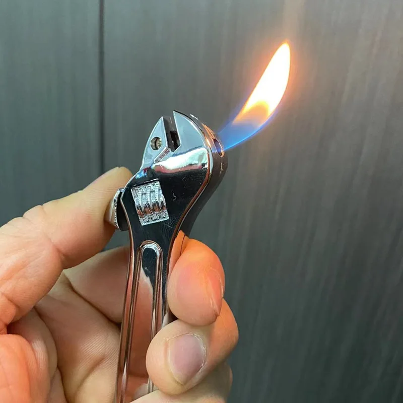 Latest Metal Creative Wrench Pliers Vise Personality Open Flame Lighter Men Smoking Accessories Cigarette Lighter
Latest Metal Creative Wrench Pliers Vise Personality Open Flame Lighter Men Smoking Accessories Cigarette Lighter