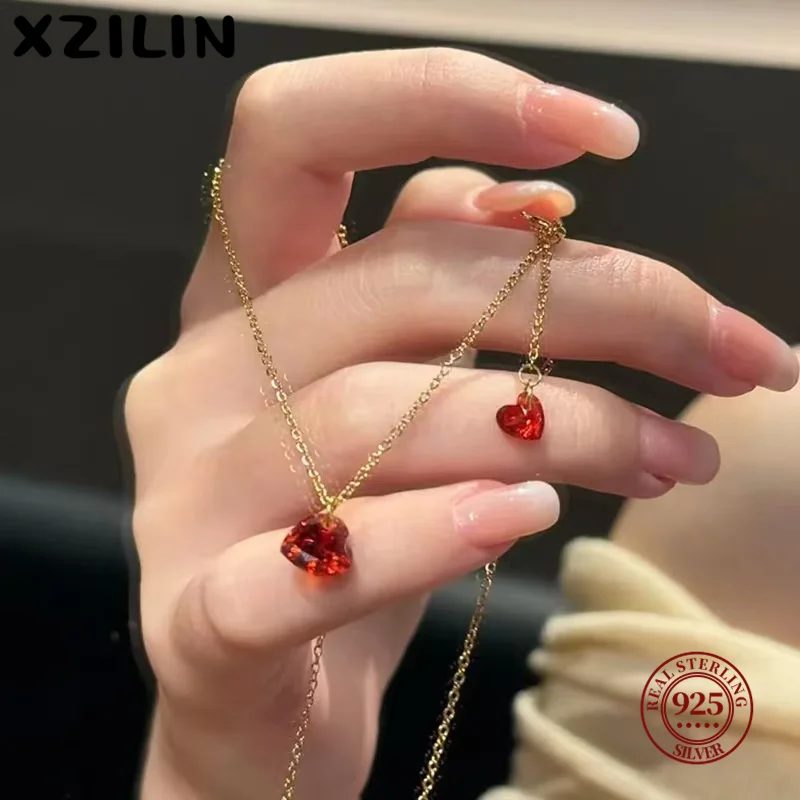 XZiLin S925 стерлингового серебра ожерелье в форме сердца для женщин 14 К позолоченная цепочка с замком регулируемой длины модные украшения
XZiLin S925 стерлингового серебра ожерелье в форме сердца для женщин 14 К позолоченная цепочка с замком регулируемой длины модные украшения