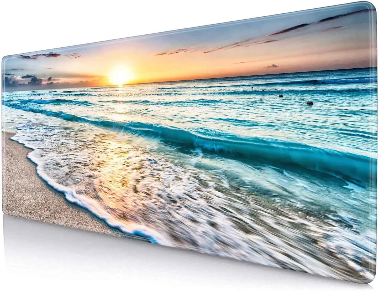 Large Mouse Pad Non-Slip Rubber Base Mousepad with Stitched Keyboard Mouse Mat Desk Pad 31.5x11.8 Inch - Sunset or Sunrise Beach
Large Mouse Pad Non-Slip Rubber Base Mousepad with Stitched Keyboard Mouse Mat Desk Pad 31.5x11.8 Inch - Sunset or Sunrise Beach