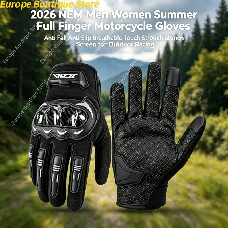 Outdoor Racing Riding Summer Full Finger Motorcycle Gloves Anti Fall Anti Slip Breathable Touch Screen For Men Women
Outdoor Racing Riding Summer Full Finger Motorcycle Gloves Anti Fall Anti Slip Breathable Touch Screen For Men Women