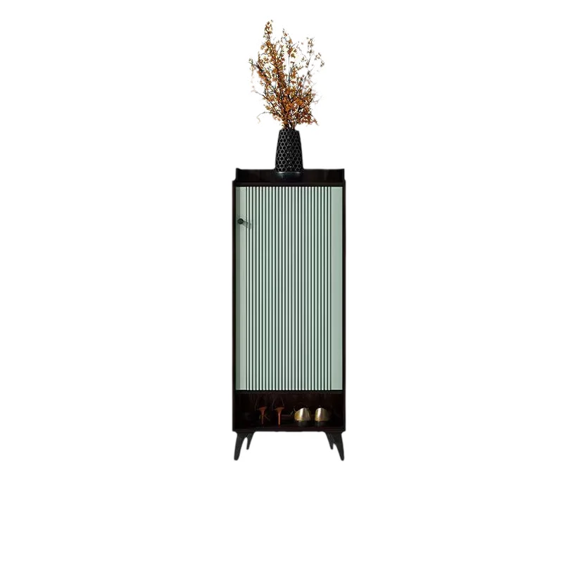 Light luxury single door small narrow shoe cabinet outside the door staircase space saving gray corner cabinet
Light luxury single door small narrow shoe cabinet outside the door staircase space saving gray corner cabinet