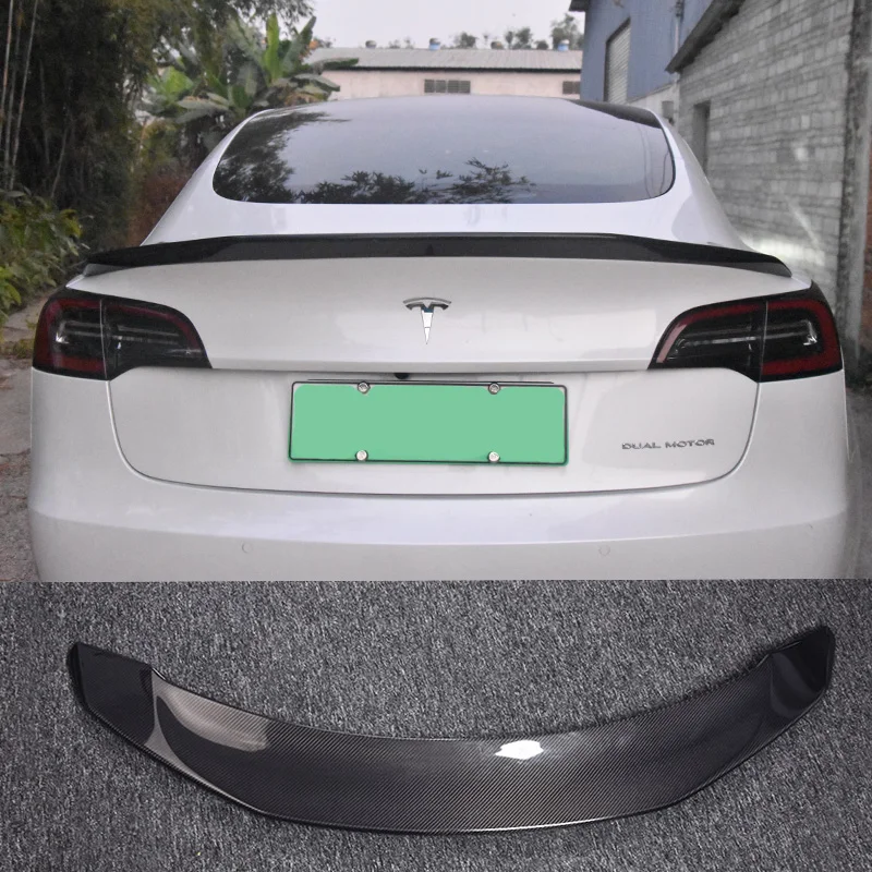 For 2016-2022 Tesla Model 3 Trunk Lid Spoiler Wing Carbon Fiber Exterior Auto Accessories
For 2016-2022 Tesla Model 3 Trunk Lid Spoiler Wing Carbon Fiber Exterior Auto Accessories