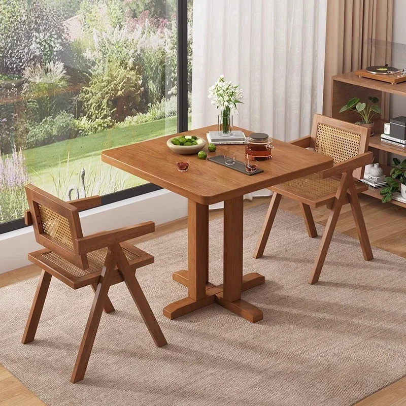 Balcony tea table and chair combination square milk shop coffee small apartment
Balcony tea table and chair combination square milk shop coffee small apartment