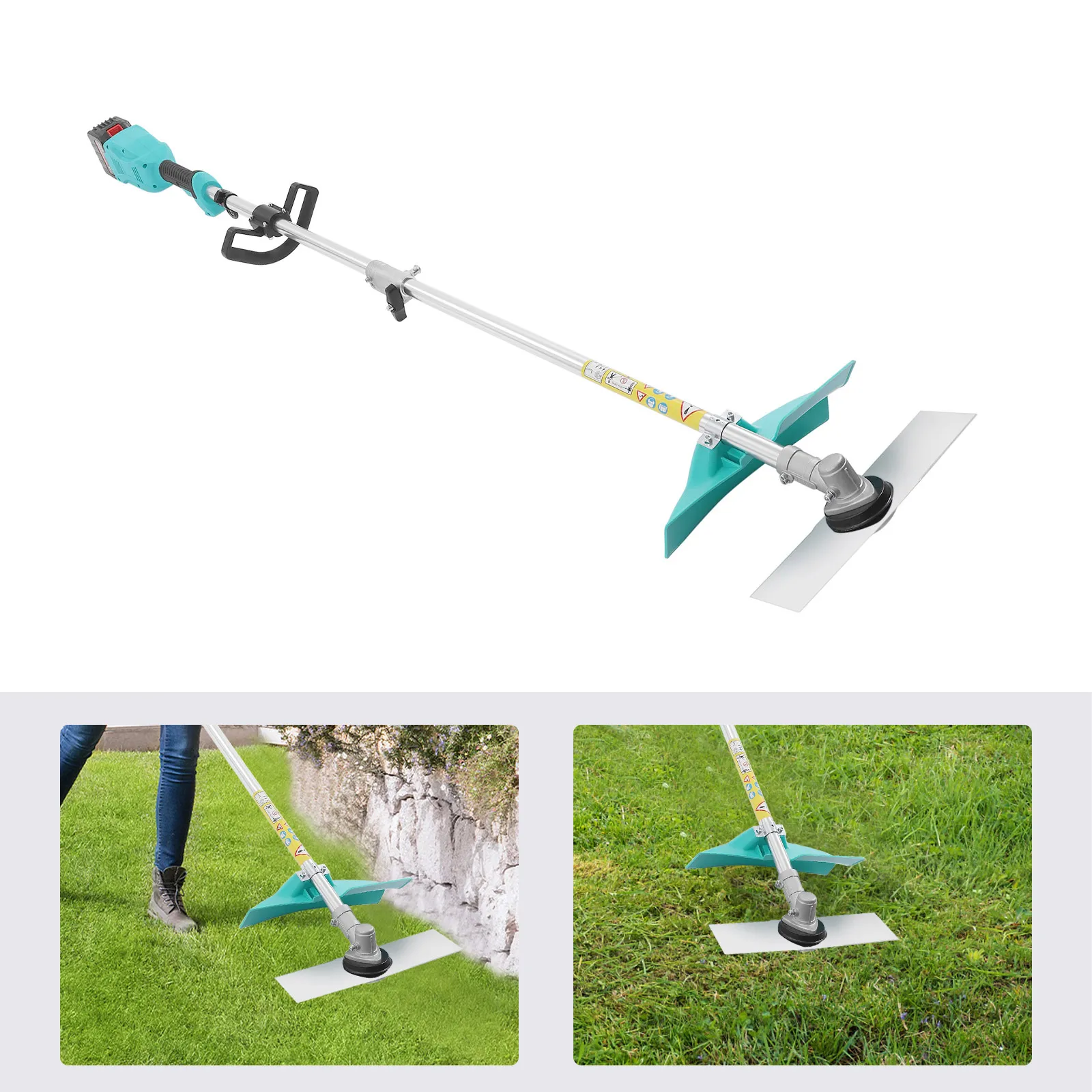 1300 W Lawn Mower Electric Lawn Mower Garden Lawn Mower Cordless, With Armrests, 24 V/6 Ah Lithium Battery
1300 W Lawn Mower Electric Lawn Mower Garden Lawn Mower Cordless, With Armrests, 24 V/6 Ah Lithium Battery