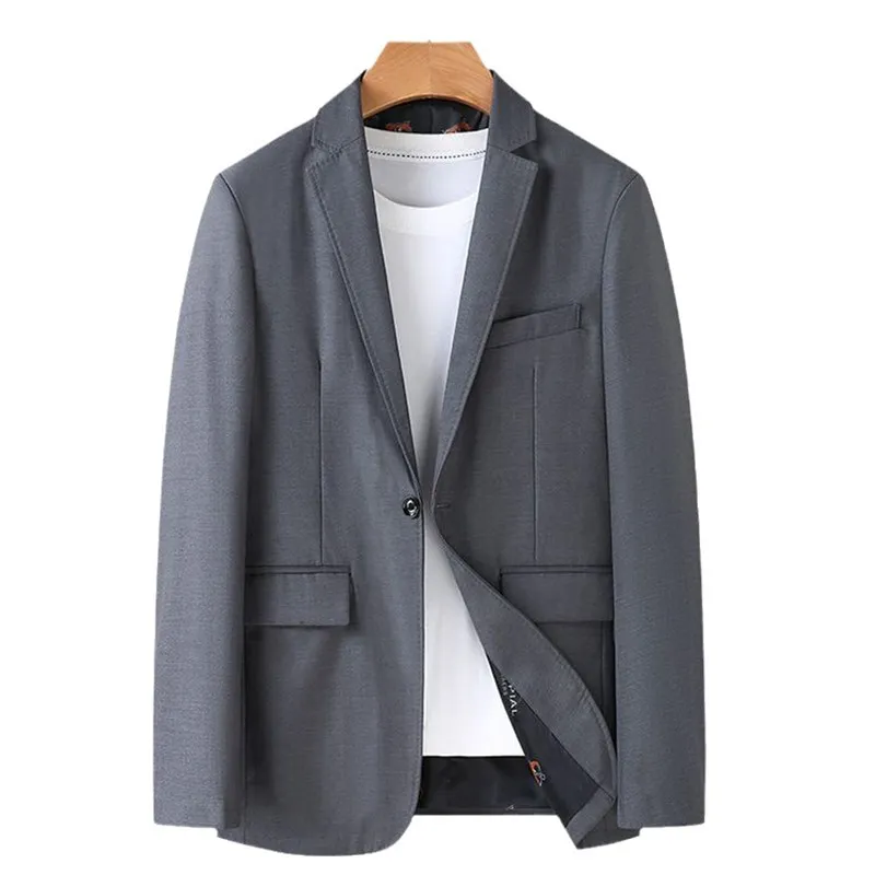 Fall Men's Large Size One Button Casual Suit Fat Busin Outerwear Long Sve Cotton Blend Warm Glossy round Hem No Slits
Fall Men's Large Size One Button Casual Suit Fat Busin Outerwear Long Sve Cotton Blend Warm Glossy round Hem No Slits
