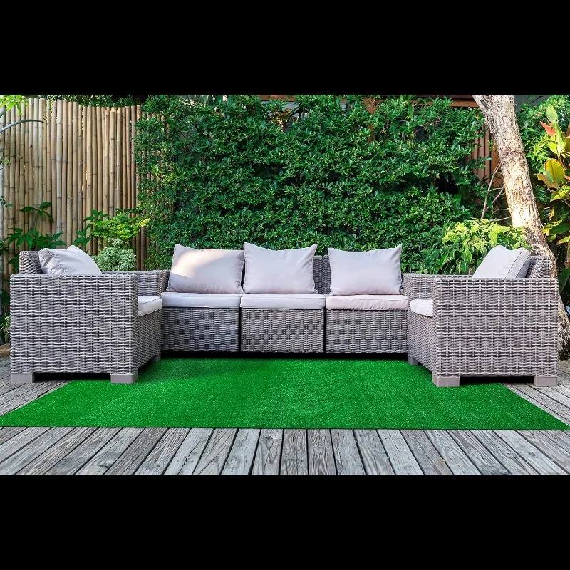 Artificial Grass 12 Ft. X 12 Ft. Large Indoor/Outdoor Area Rug Green -Lush Green, Durable
Artificial Grass 12 Ft. X 12 Ft. Large Indoor/Outdoor Area Rug Green -Lush Green, Durable