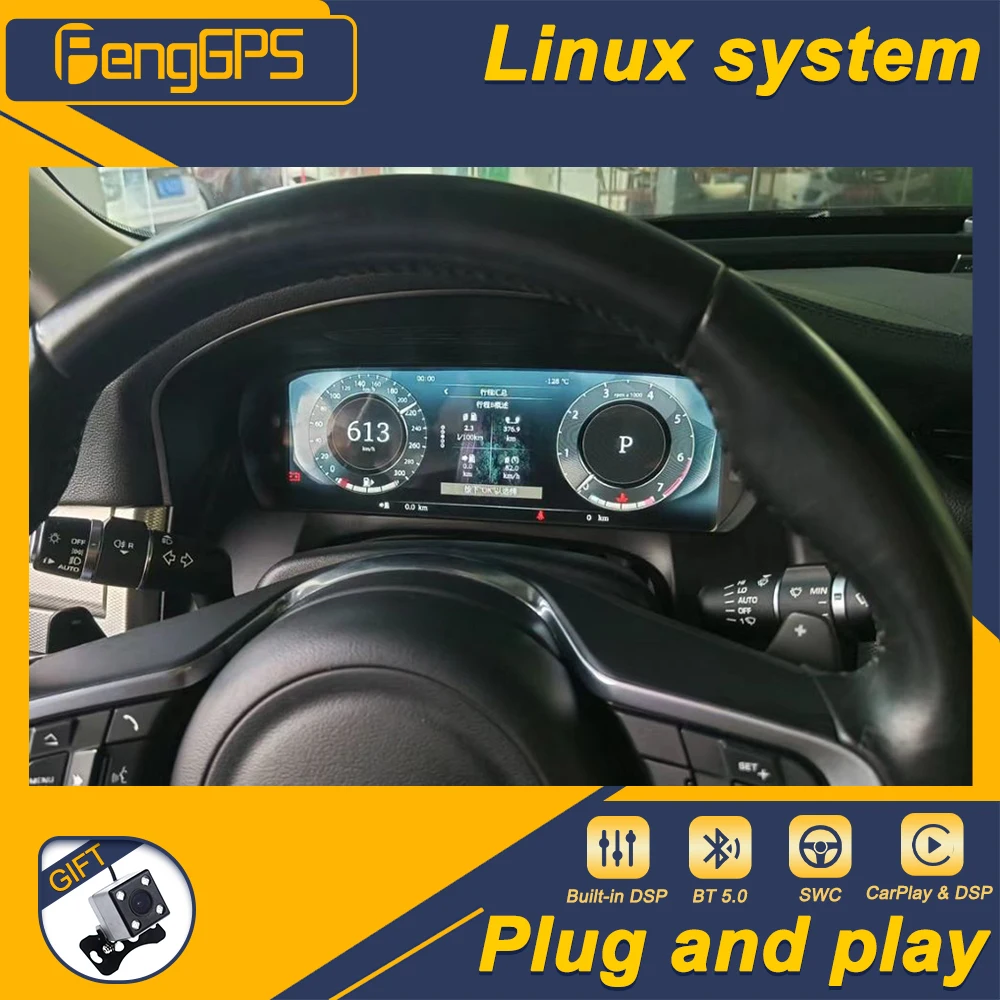 Цифровой кластер с ЖК-дисплеем для Jaguar XF XFL XJL 2016 2017 2018 2019, виртуальный измеритель скорости кабины, Приборная панель автомобиля, дисплей, инструмент
Цифровой кластер с ЖК-дисплеем для Jaguar XF XFL XJL 2016 2017 2018 2019, виртуальный измеритель скорости кабины, Приборная панель автомобиля, дисплей, инструмент