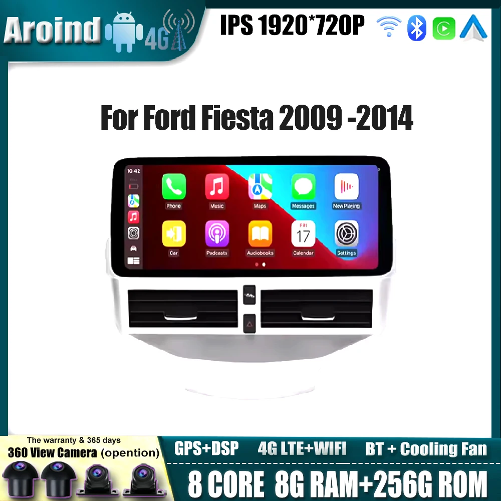 12.3Inch Navigation GPS Carplay Android Auto IPS Screen Multimedia Video Player Tools 4G LTE wifi for Ford Fiesta 2009 -2014
12.3Inch Navigation GPS Carplay Android Auto IPS Screen Multimedia Video Player Tools 4G LTE wifi for Ford Fiesta 2009 -2014
