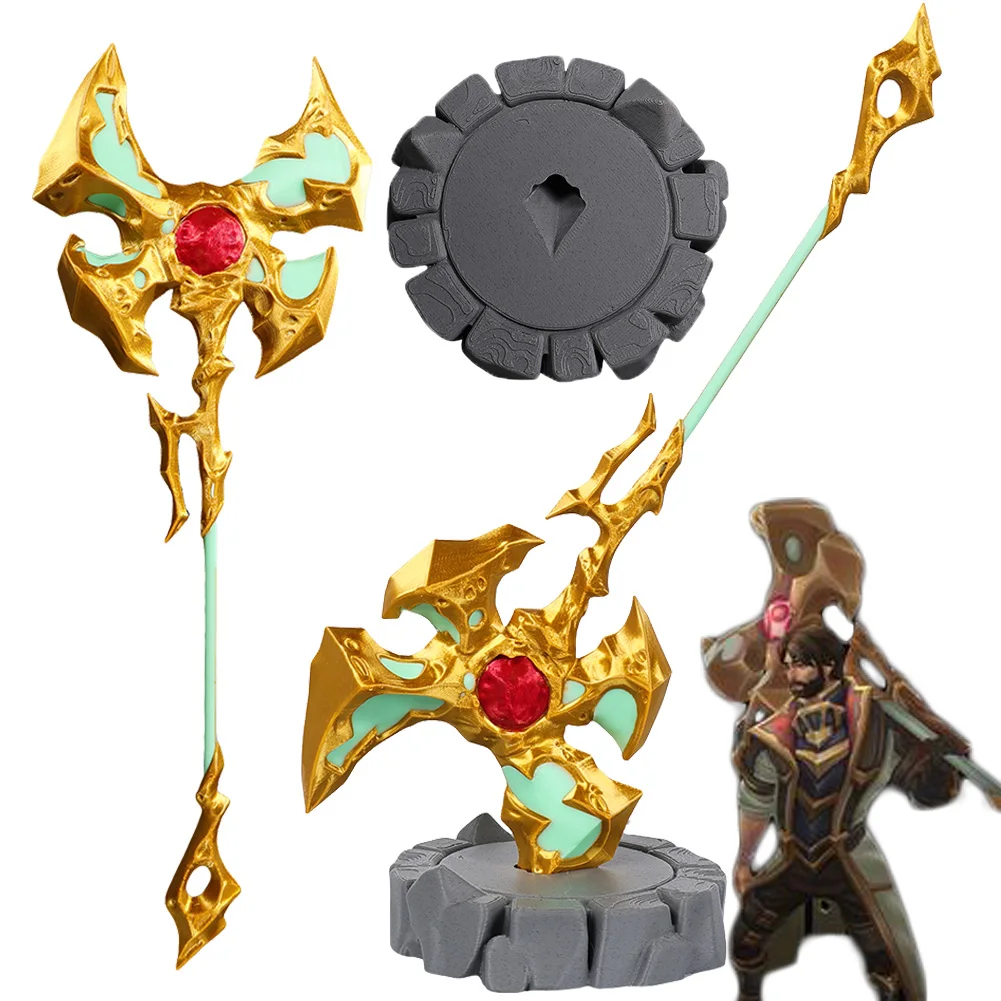 14CM Arcane Jayce Wild Hammer Ornament 2024 Game LoL TV 2 Costume Disguise Accessories Adult Men Roleplay Fantasia Party Props
14CM Arcane Jayce Wild Hammer Ornament 2024 Game LoL TV 2 Costume Disguise Accessories Adult Men Roleplay Fantasia Party Props