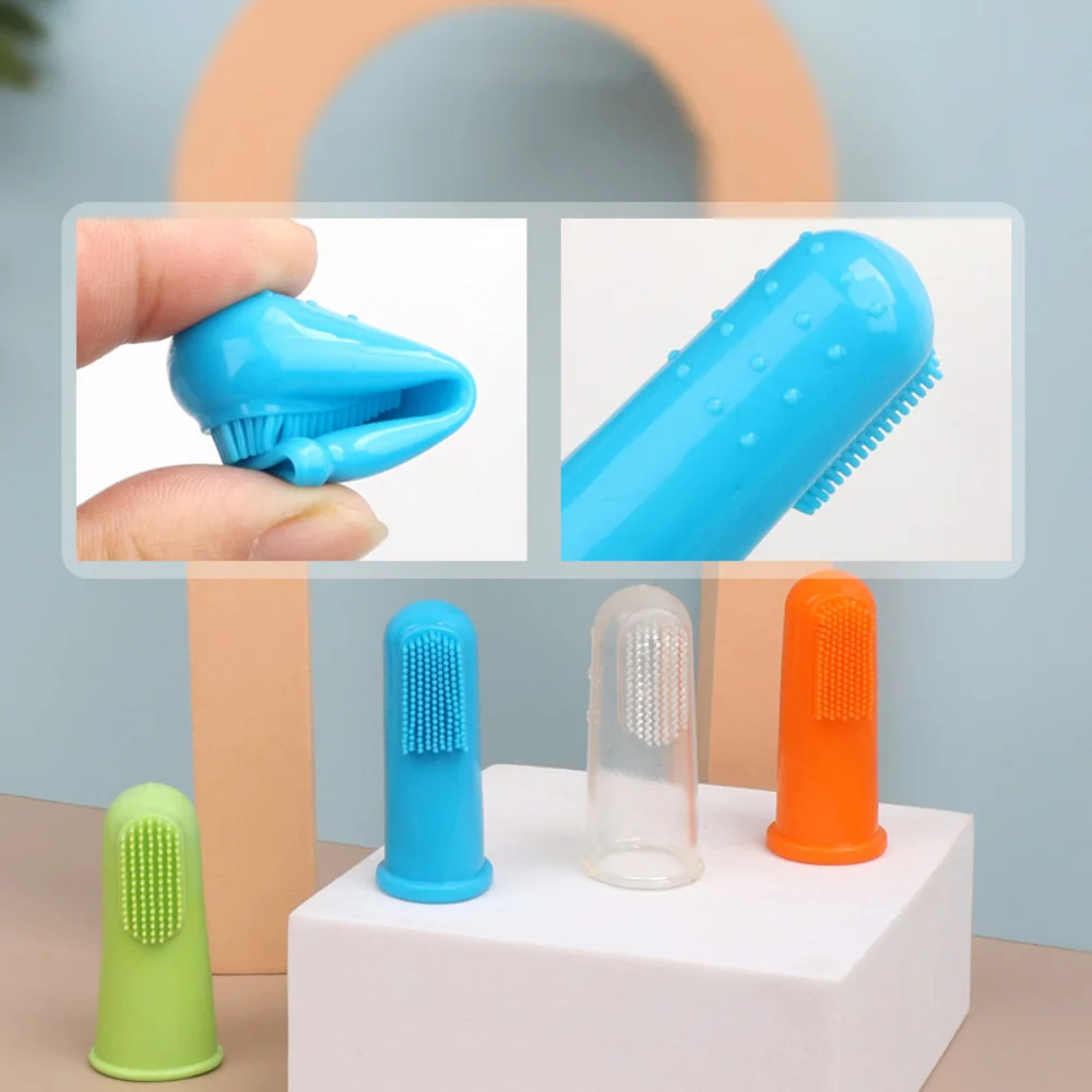 2pcs Pet Toothbrush Soft Finger Toothbrush for Dog Cat Teeth Cleaning Bad Breath Care Nontoxic Silicone Tooth Brush Pet Supplies
2pcs Pet Toothbrush Soft Finger Toothbrush for Dog Cat Teeth Cleaning Bad Breath Care Nontoxic Silicone Tooth Brush Pet Supplies