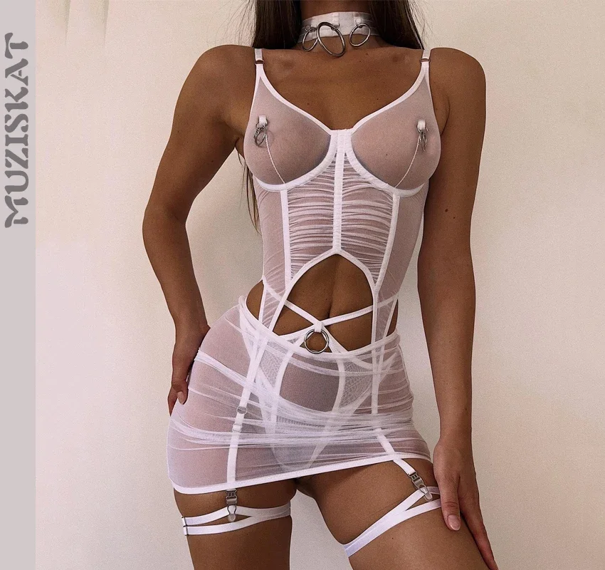 Hot Sale Ultra-Thin Mesh Sexy See-Through Bra Ring Hanging Nails Shaping Lingerie Short Skirt Garter Set Of Five Onlyfan
Hot Sale Ultra-Thin Mesh Sexy See-Through Bra Ring Hanging Nails Shaping Lingerie Short Skirt Garter Set Of Five Onlyfan