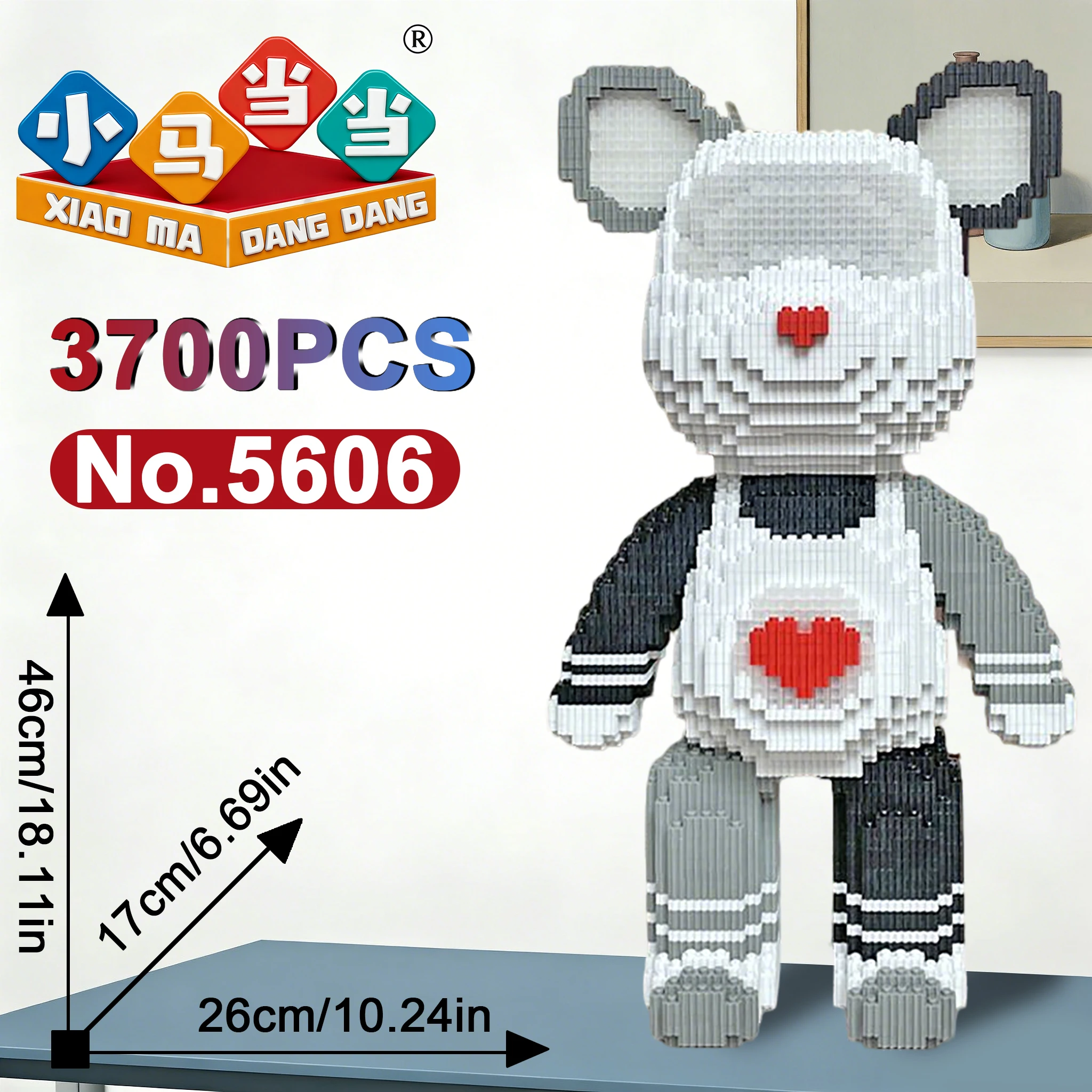 3700Pcs Super Large Star Bear Violent Bear Building Blocks Toys Living Room Decoration Puzzle Assembly Toy Creative Gift Blocks
3700Pcs Super Large Star Bear Violent Bear Building Blocks Toys Living Room Decoration Puzzle Assembly Toy Creative Gift Blocks