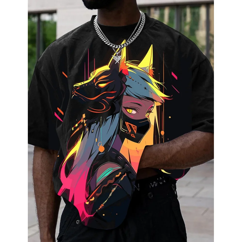 Майка в стиле аниме для мужчин, Camisetas estampadas en 3D belleza Sexy, Harajuku, camisetas de manga corta, informal camiseta
Майка в стиле аниме для мужчин, Camisetas estampadas en 3D belleza Sexy, Harajuku, camisetas de manga corta, informal camiseta