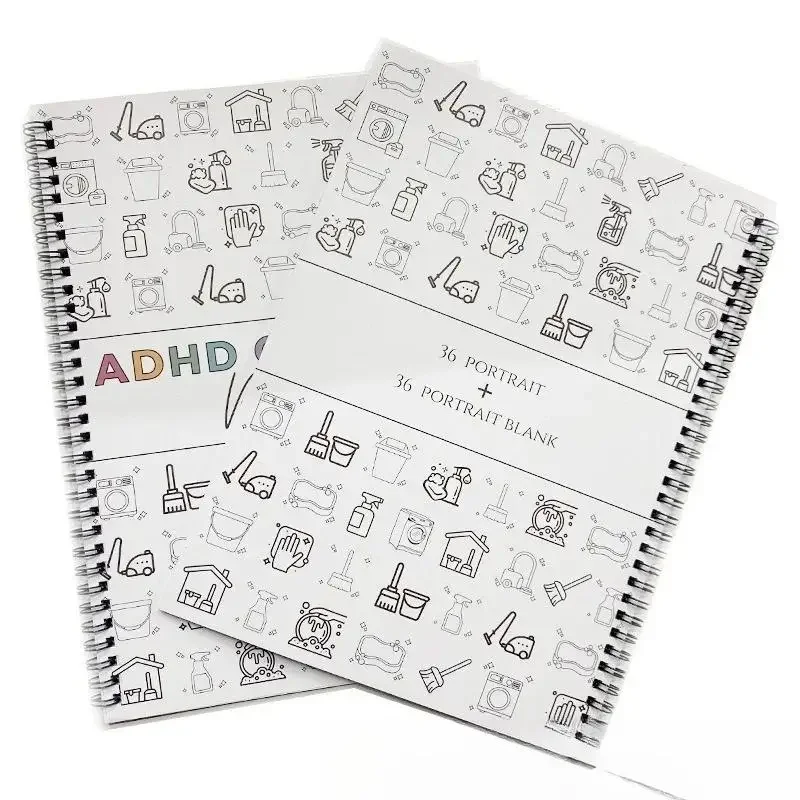 A4 ADHD Planner Cleaning & Focus Checklist, Daily Schedule Notebook for Home Office Dorm, Durable Practical Office Stationery
A4 ADHD Planner Cleaning & Focus Checklist, Daily Schedule Notebook for Home Office Dorm, Durable Practical Office Stationery
