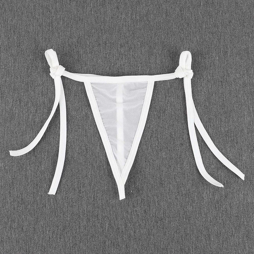 Womens Sexy Mesh Strap Lingerie Bikini Swimwear Bra With Tie Side Thong Beachwear Strap Bra Underwear Set Casual Female Bikini
Womens Sexy Mesh Strap Lingerie Bikini Swimwear Bra With Tie Side Thong Beachwear Strap Bra Underwear Set Casual Female Bikini
