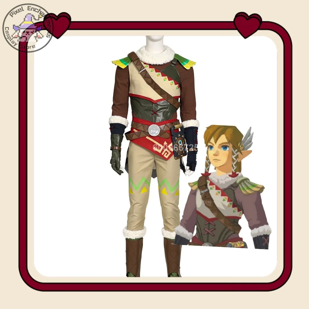 Link Rito Set Main Character Purya Game - Inspired Cosplay Costume Role-playing As Game Characters Complete Men's Outfit Set
Link Rito Set Main Character Purya Game - Inspired Cosplay Costume Role-playing As Game Characters Complete Men's Outfit Set