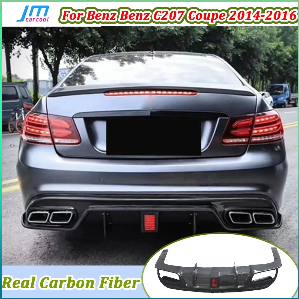 For W207 Real Carbon Fiber Rear Lip Diffuser With LED Light for Benz C207 Coupe E200 E260 E300 2 Door 2014 - 2016 FRP Bumper
For W207 Real Carbon Fiber Rear Lip Diffuser With LED Light for Benz C207 Coupe E200 E260 E300 2 Door 2014 - 2016 FRP Bumper