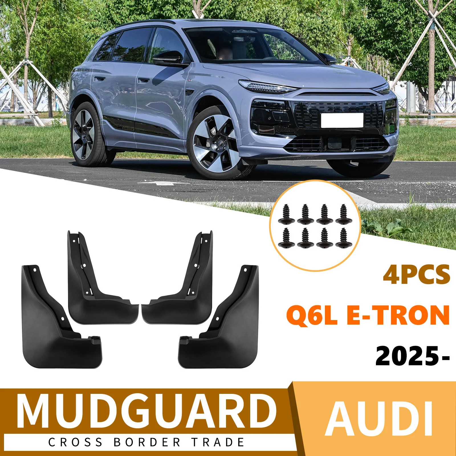 For 2025 Audi Q6L E-Tron Front Rear Mud Flaps Mudguards Splash Guards Auto Modification Accessories
For 2025 Audi Q6L E-Tron Front Rear Mud Flaps Mudguards Splash Guards Auto Modification Accessories