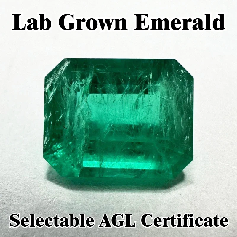 Lab Grown Emerald Hand-cut Hydrothermal Emeralds 0.3ct-15.0ct Gemstone for Diy Jewelry Making Selectable AGL Certificate
Lab Grown Emerald Hand-cut Hydrothermal Emeralds 0.3ct-15.0ct Gemstone for Diy Jewelry Making Selectable AGL Certificate