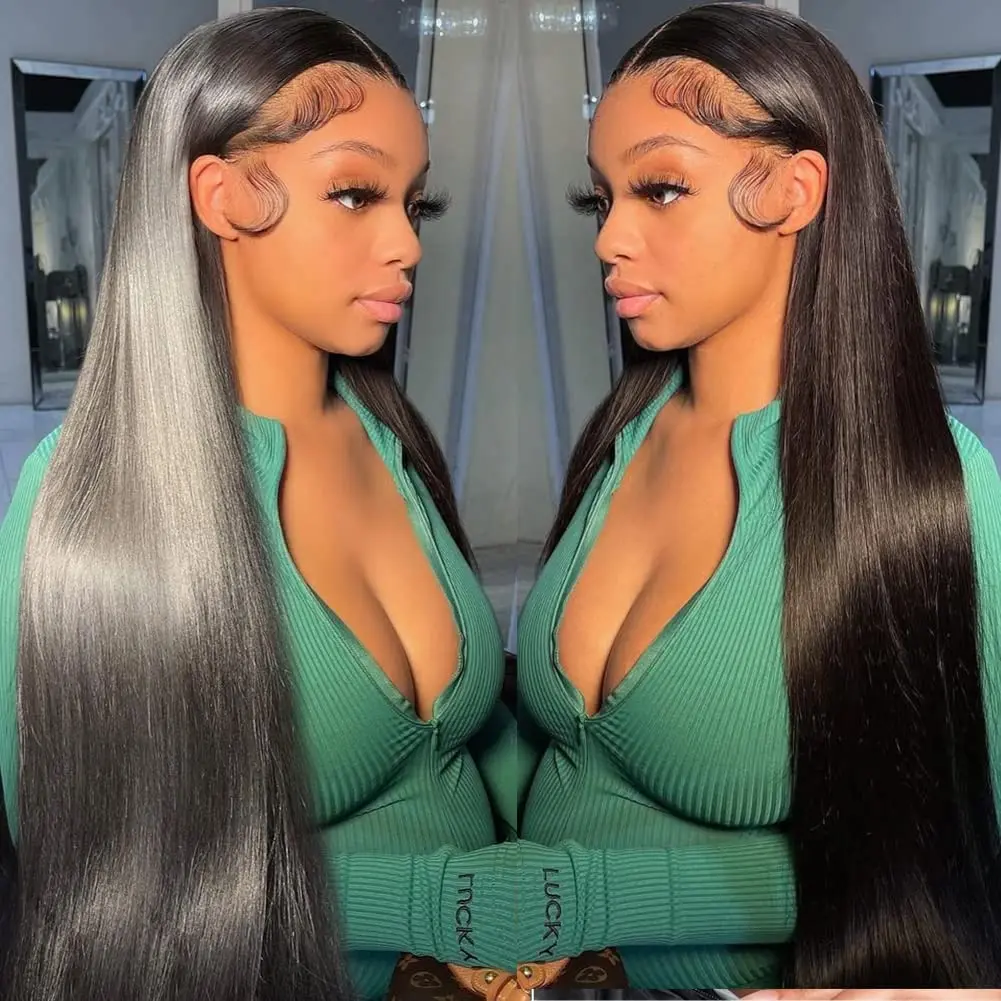 28 Inch Straight HD Lace Front Wigs Human Hair Pre Plucked Glueless 13x4 Lace Frontal Wigs Human Hair for Women Natural Hairline
28 Inch Straight HD Lace Front Wigs Human Hair Pre Plucked Glueless 13x4 Lace Frontal Wigs Human Hair for Women Natural Hairline