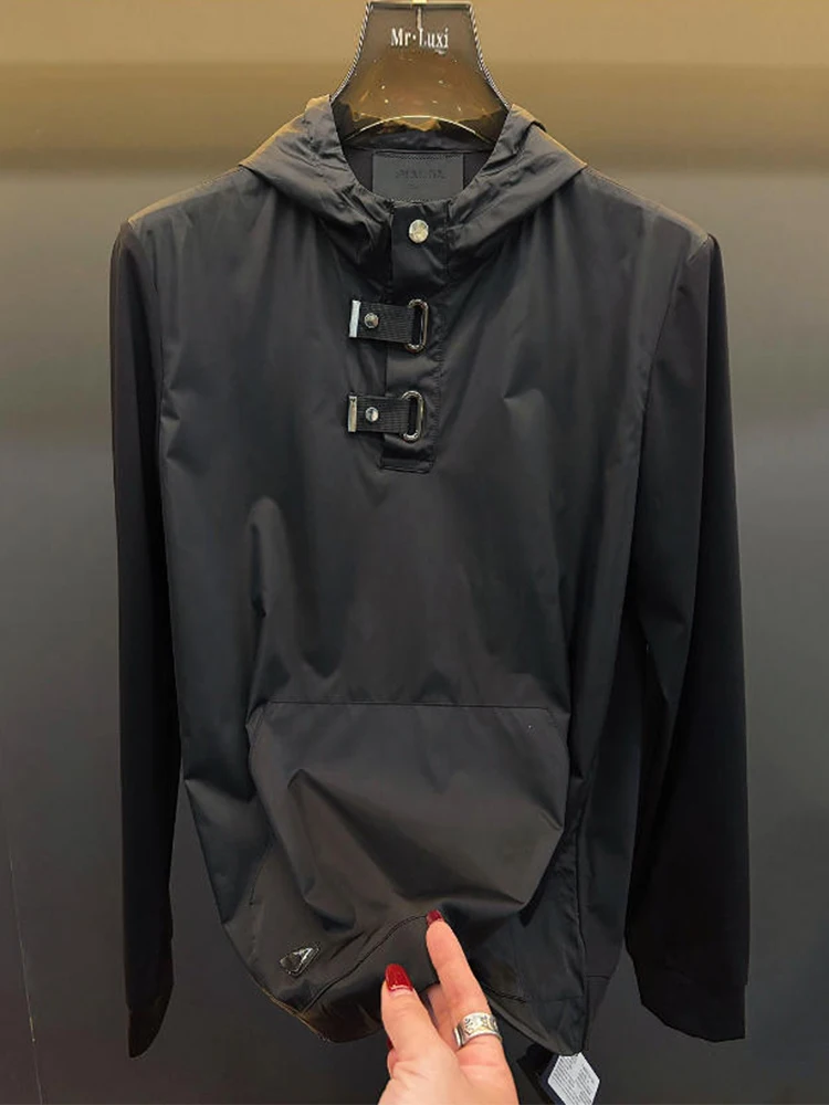 Spring New Hooded Sweatshirt Men's Casual Design Long Sleeve Top Youth Handsome Hoodie Breathable Loose Fit Chinese Brand
Spring New Hooded Sweatshirt Men's Casual Design Long Sleeve Top Youth Handsome Hoodie Breathable Loose Fit Chinese Brand