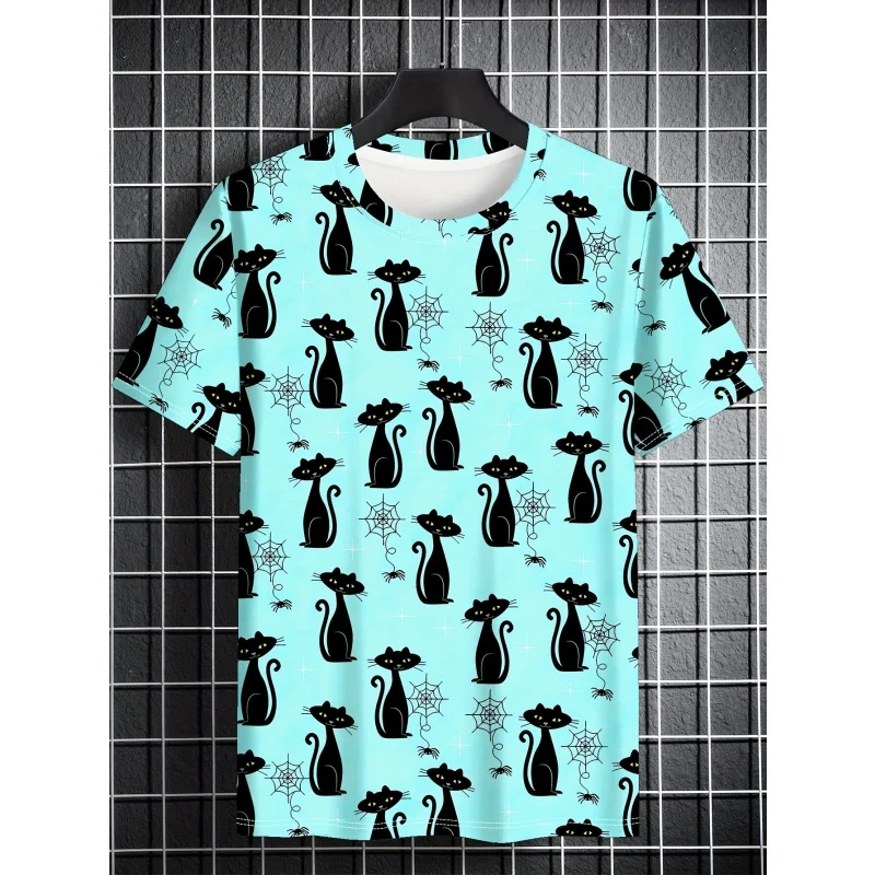 Cat Panda Spider Web Graphic T-Shirt For Men Cute Animal 3D Printed Tees Summer Round Neck Tops Oversized Short Sleeve T Shirts
Cat Panda Spider Web Graphic T-Shirt For Men Cute Animal 3D Printed Tees Summer Round Neck Tops Oversized Short Sleeve T Shirts