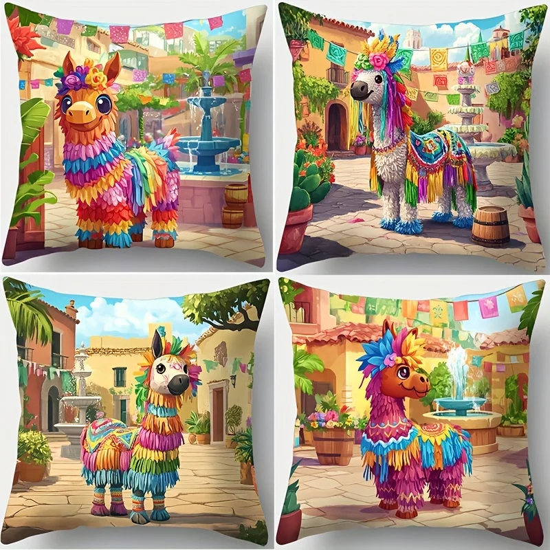 4 шт. наволочки с мексиканским узором, цифровая печать, короткий плюш, подходят для гостиных, спален, диванов, декоративные чехлы для подушек.
4 шт. наволочки с мексиканским узором, цифровая печать, короткий плюш, подходят для гостиных, спален, диванов, декоративные чехлы для подушек.