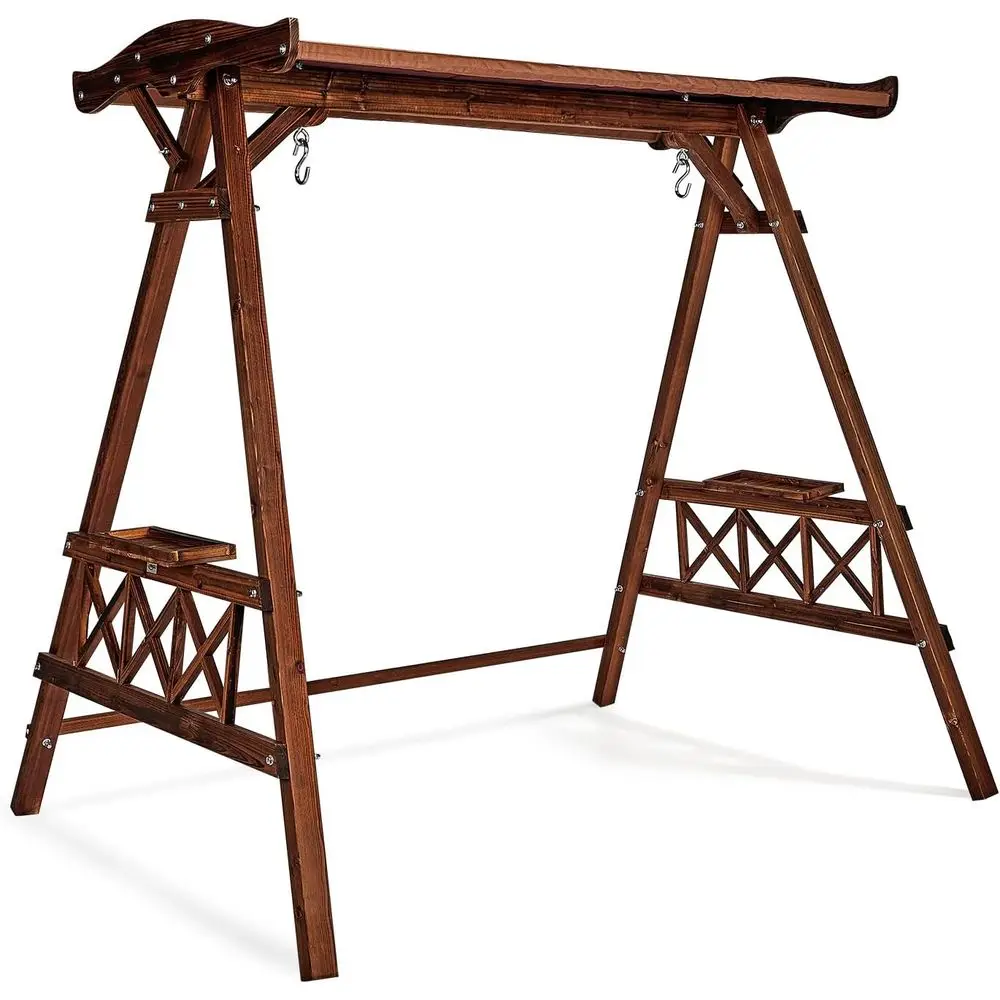 6.6T Heavy-Duty Wooden Porch Swing with Adjustable Seats, 660lbs Capacity, All-Weather Outdoor Swing Stand, Suitable for Patio,
6.6T Heavy-Duty Wooden Porch Swing with Adjustable Seats, 660lbs Capacity, All-Weather Outdoor Swing Stand, Suitable for Patio,