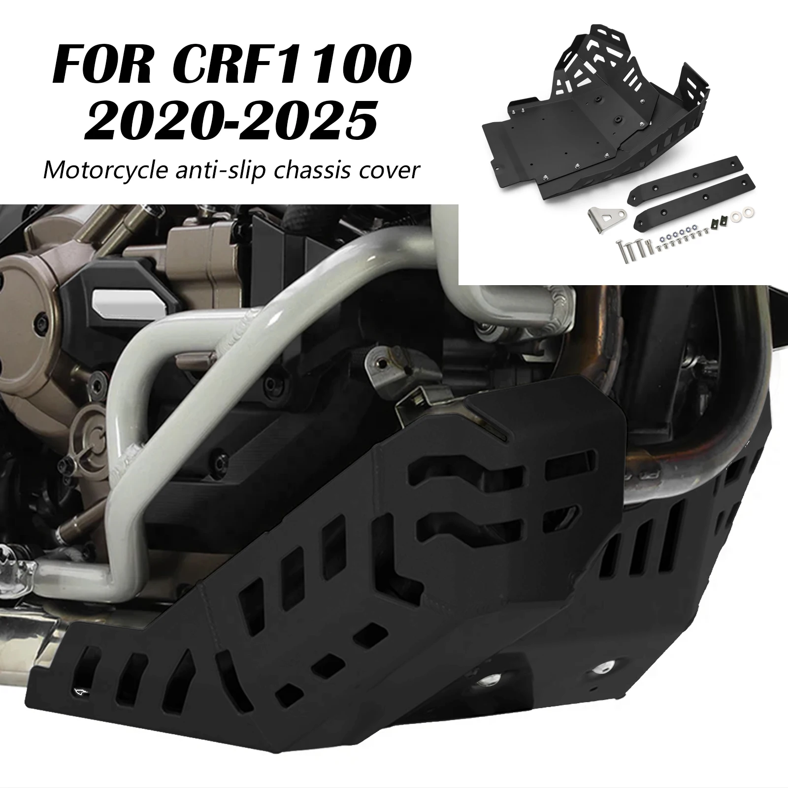 Защита картера двигателя и рамы для мотоцикла Honda CRF1100L Africa Twin 2020-2024, 2025 – Новинка
Защита картера двигателя и рамы для мотоцикла Honda CRF1100L Africa Twin 2020-2024, 2025 – Новинка